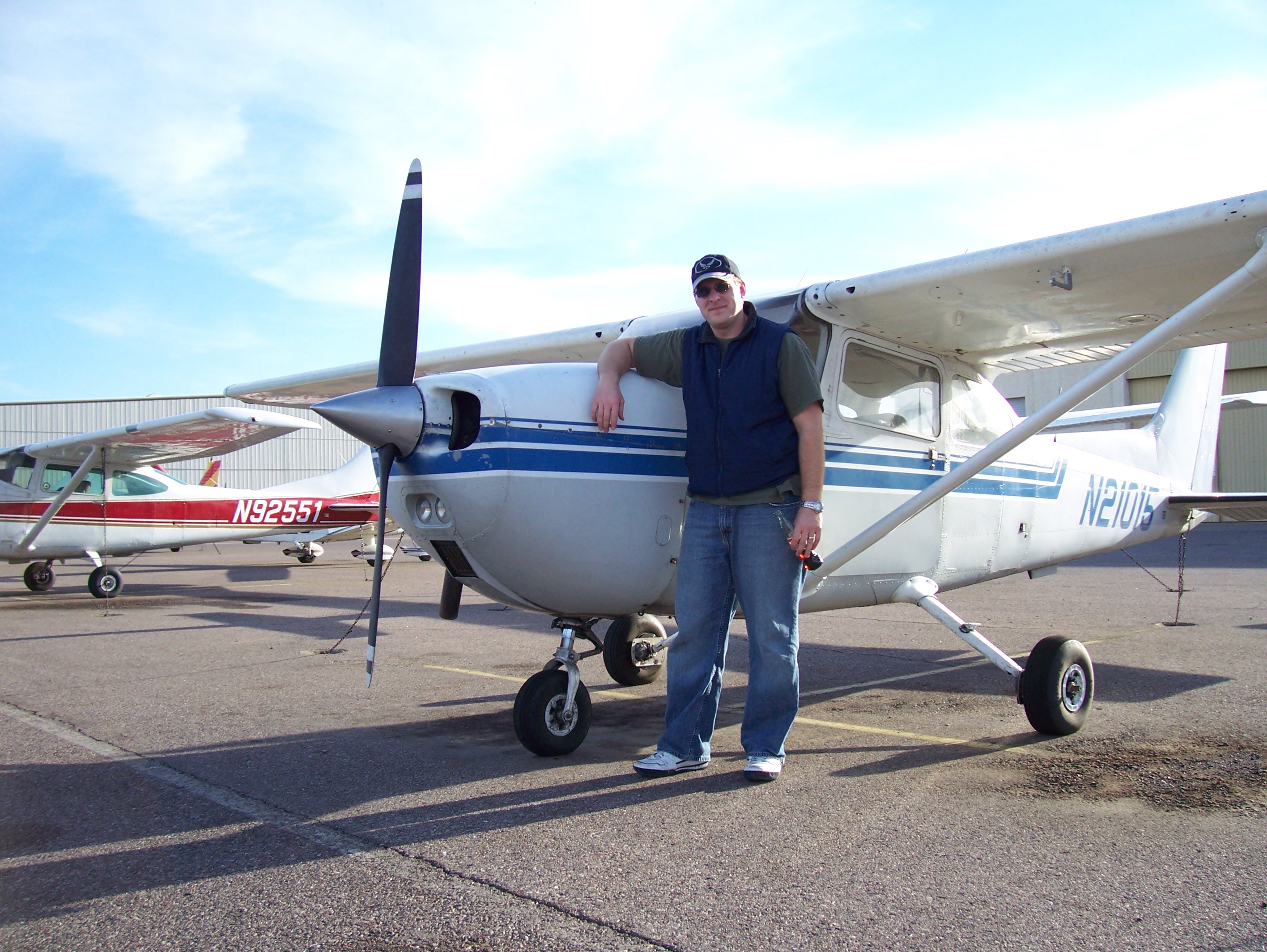 Cessna 172 Skyhawk - N15015 The hunk of junk I did my first solo in. 